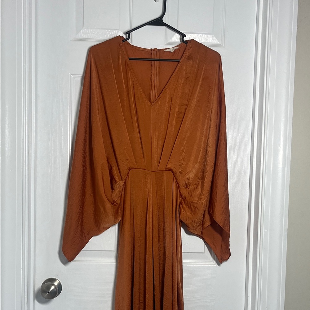 Easel Rust Maxi Dress